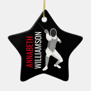 Adorno De Cerámica Esgrima