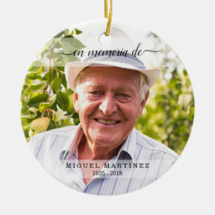 Adorno De Cerámica Español en memoria amorosa Compasión funeraria