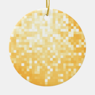 Adorno De Cerámica Esparkle de oro