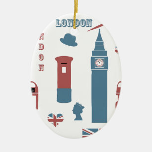 Adorno De Cerámica Especial de Londres