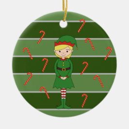 Adorno De Cerámica especial de Navidades Chicas de illusima Elf