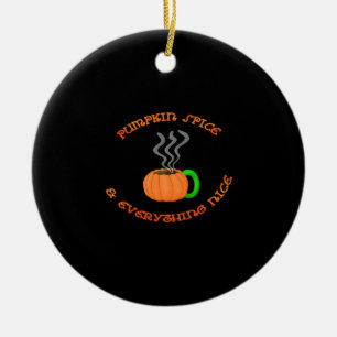 Adorno De Cerámica Especie de calabaza PSL y todo lo bueno
