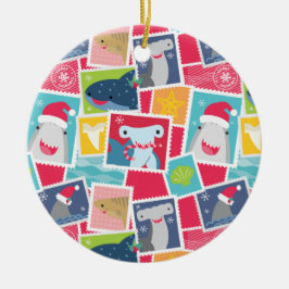 Adorno De Cerámica Especie de tiburón mate