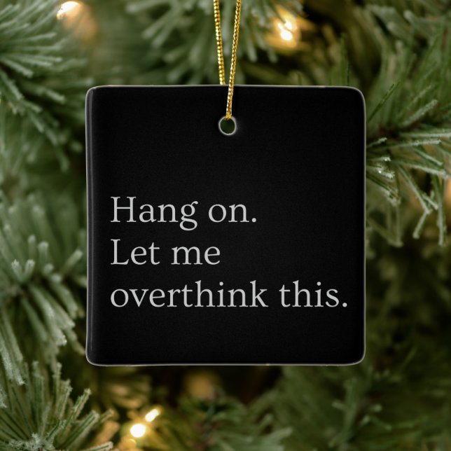 Adorno De Cerámica Espera. Dejadme que me exceda.