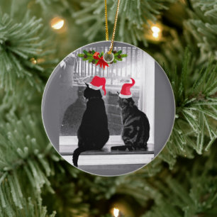 Adorno De Cerámica Esperando a Santa María