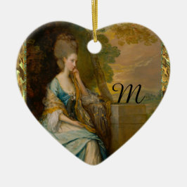 Adorno De Cerámica Esperando su monograma