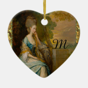 Adorno De Cerámica Esperando su monograma