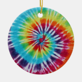 Adorno De Cerámica Espiral arcoiris