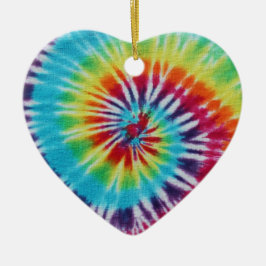 Adorno De Cerámica Espiral arcoiris 2 lados