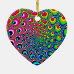 Adorno De Cerámica Espiral inversa