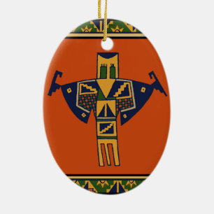 Adorno De Cerámica Espíritu Chamán del Suroeste