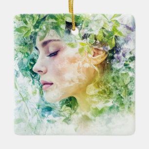 Adorno De Cerámica Espíritu forestal