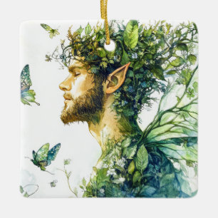 Adorno De Cerámica Espíritu forestal