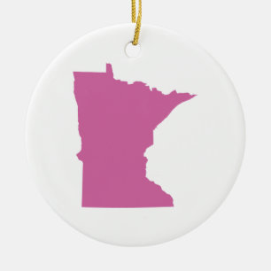Adorno De Cerámica Esquema de estado de Minnesota