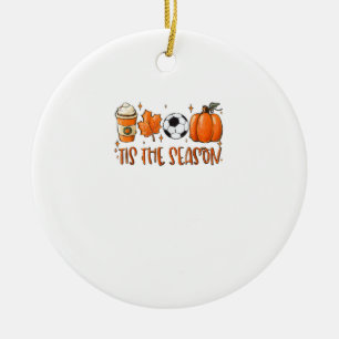Adorno De Cerámica Esta Es La Hoja De Temporada Del Fútbol De Otoño
