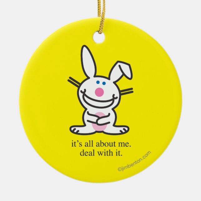 Adorno De Cerámica Está todo sobre mí (Frente)