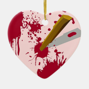 Adorno De Cerámica Estaca para el corazón
