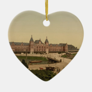 Adorno De Cerámica Estación central, Amsterdam, Países Bajos