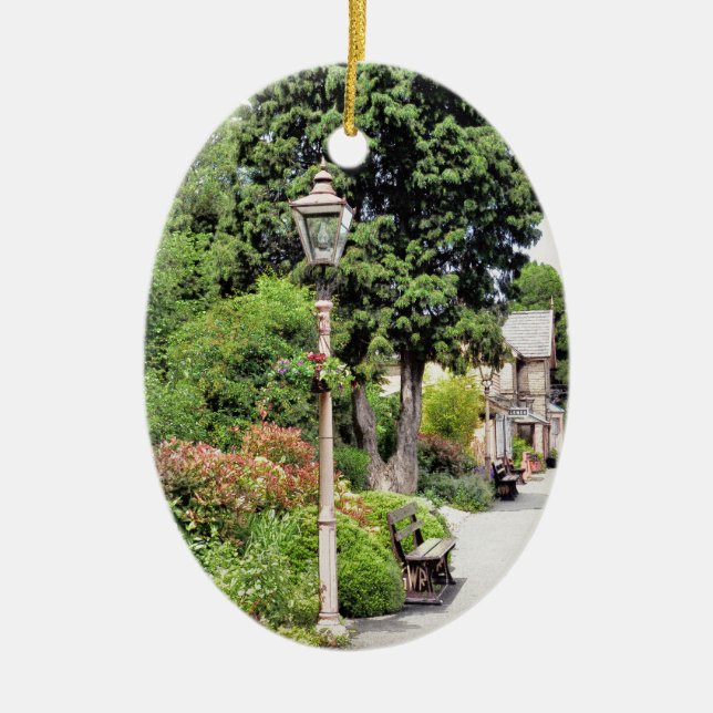 ADORNO DE CERÁMICA ESTACIÓN DE TREN (Frente)