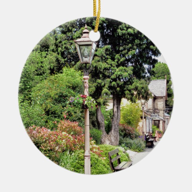 ADORNO DE CERÁMICA ESTACIÓN DE TREN (Frente)