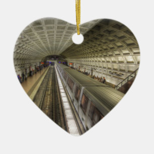 Adorno De Cerámica Estación de tren Washington DC