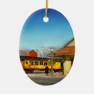 Adorno De Cerámica Estación de Trenes - La Virginia & Truckee 1940