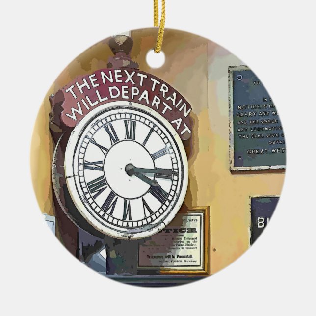 ADORNO DE CERÁMICA ESTACIONES DE TREN (Frente)