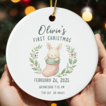 Estadísticas de nacimiento Bebé personalizado Prim