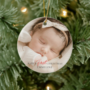 Adorno De Cerámica Estadísticas de nacimiento de la primera Navidad d