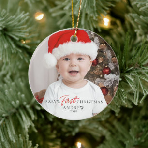 Adorno De Cerámica Estadísticas de nacimiento de la primera Navidad d