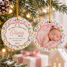 Estadísticas de Nacimiento Floral Mi Primer Navida