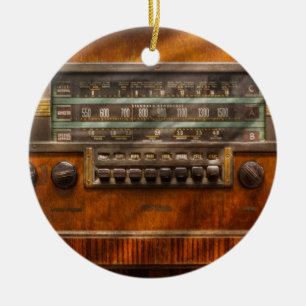 Adorno De Cerámica Estadounidense - Radio - Recuerda cómo era la radi