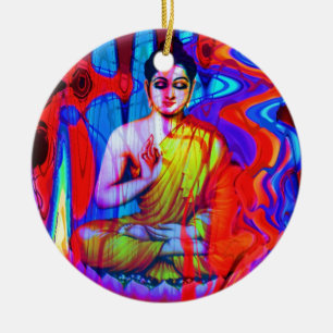 Adorno De Cerámica Estallido Buda