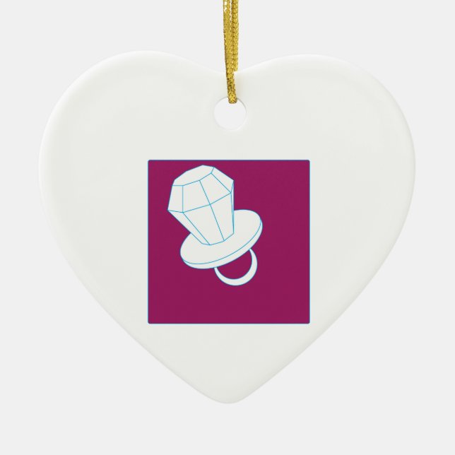 Adorno De Cerámica Estallido del anillo (Frente)