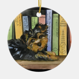 Adorno De Cerámica Estante de librería Cutie