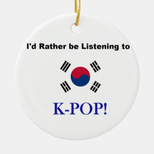 Adorno De Cerámica ¡Estaría escuchando bastante KPOP!