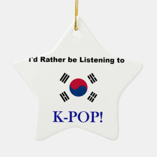 Adorno De Cerámica ¡Estaría escuchando bastante KPOP!