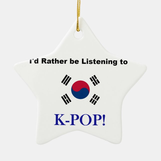 Adorno De Cerámica ¡Estaría escuchando bastante KPOP! (Frente)