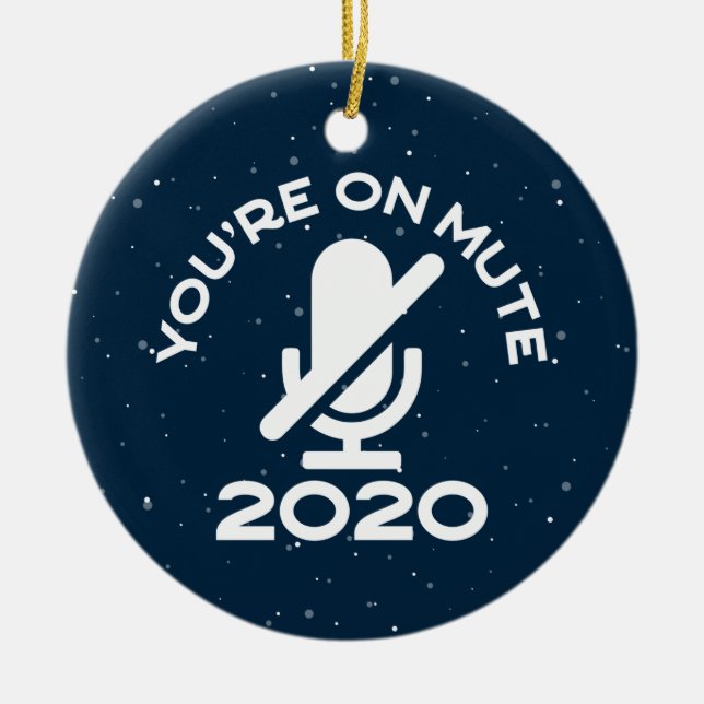 Adorno De Cerámica estás en silencio, trabajo divertido desde casa (Frente)