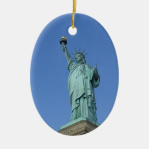 Adorno De Cerámica Estatua de la Libertad