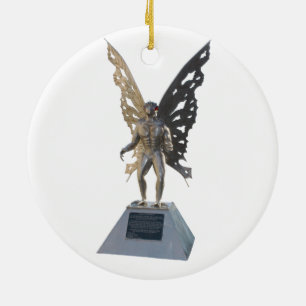 Adorno De Cerámica Estatua de Mothman del punto Virginia Occidental