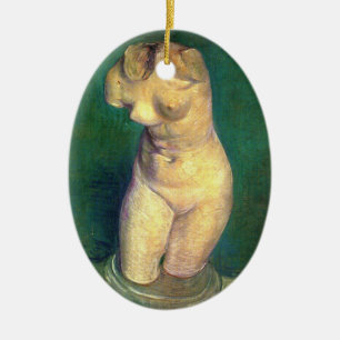 Adorno De Cerámica Estatuilla de yeso torso femenino por Vincent van 