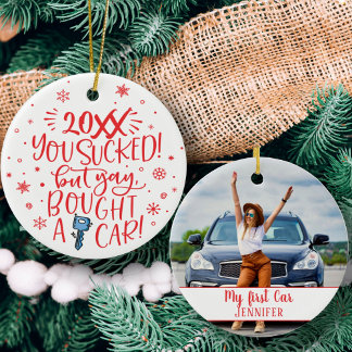 Adorno De Cerámica Este año succionó pero compró una foto de auto a d