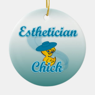 Adorno De Cerámica Esteticista Chick #3