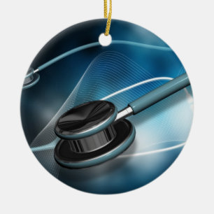 Adorno De Cerámica Estetoscopios médicos de la enfermera