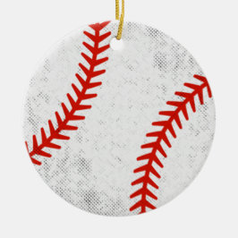 Adorno De Cerámica Estilo Atlético Retro de Béisbol Vintage Angustiad