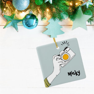 Adorno De Cerámica estilo personalizado haciendo clic con la mano en
