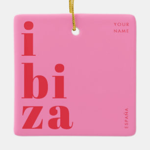 Adorno De Cerámica Estiloso recuerdo de Ibiza España