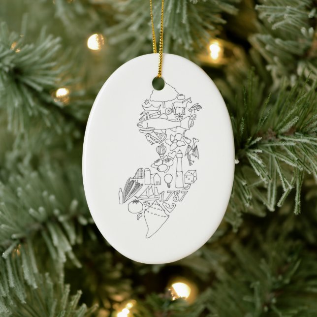 Adorno De Cerámica ESTO es Jersey (Árbol)