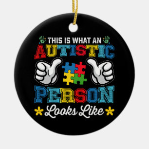 Adorno De Cerámica Esto Es Lo Que Parece Una Persona Autista Autismo